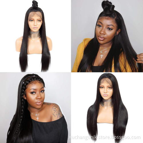 Uniky Lace Frontal Wig For Black Women,13X4 13X6 Pre Pluck Glueless Swiss Hd Lace Wig,40 Inch Human Hair Lace Front Wig